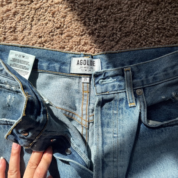 Agolde 90's Mid Rise Loose Fit in Size 25 - Picture 3 of 6